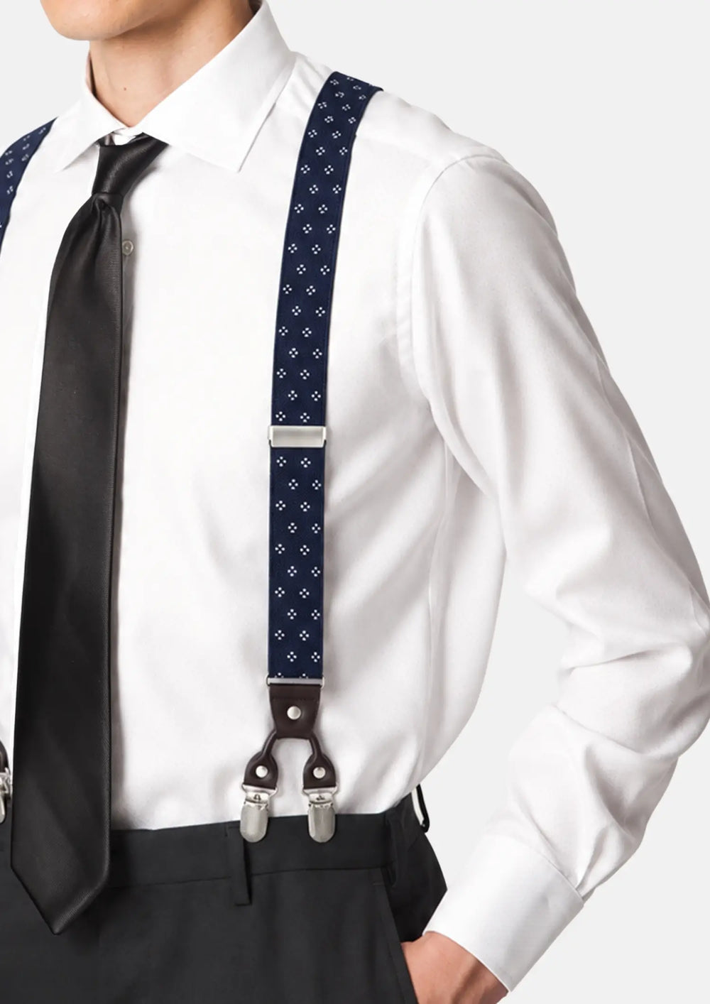 Navy Diamond Suspenders53