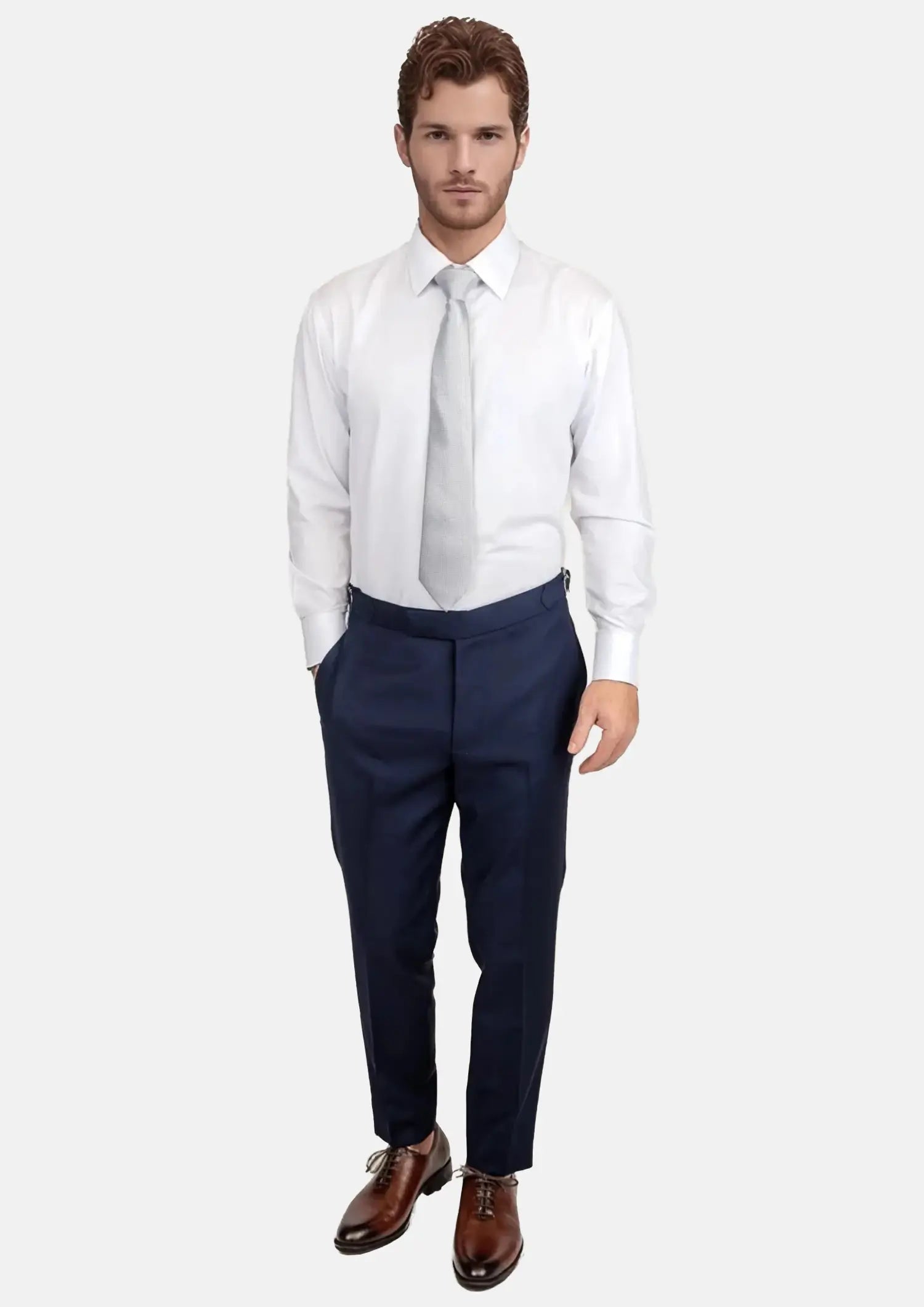Stratos Blue Mohair Pants766