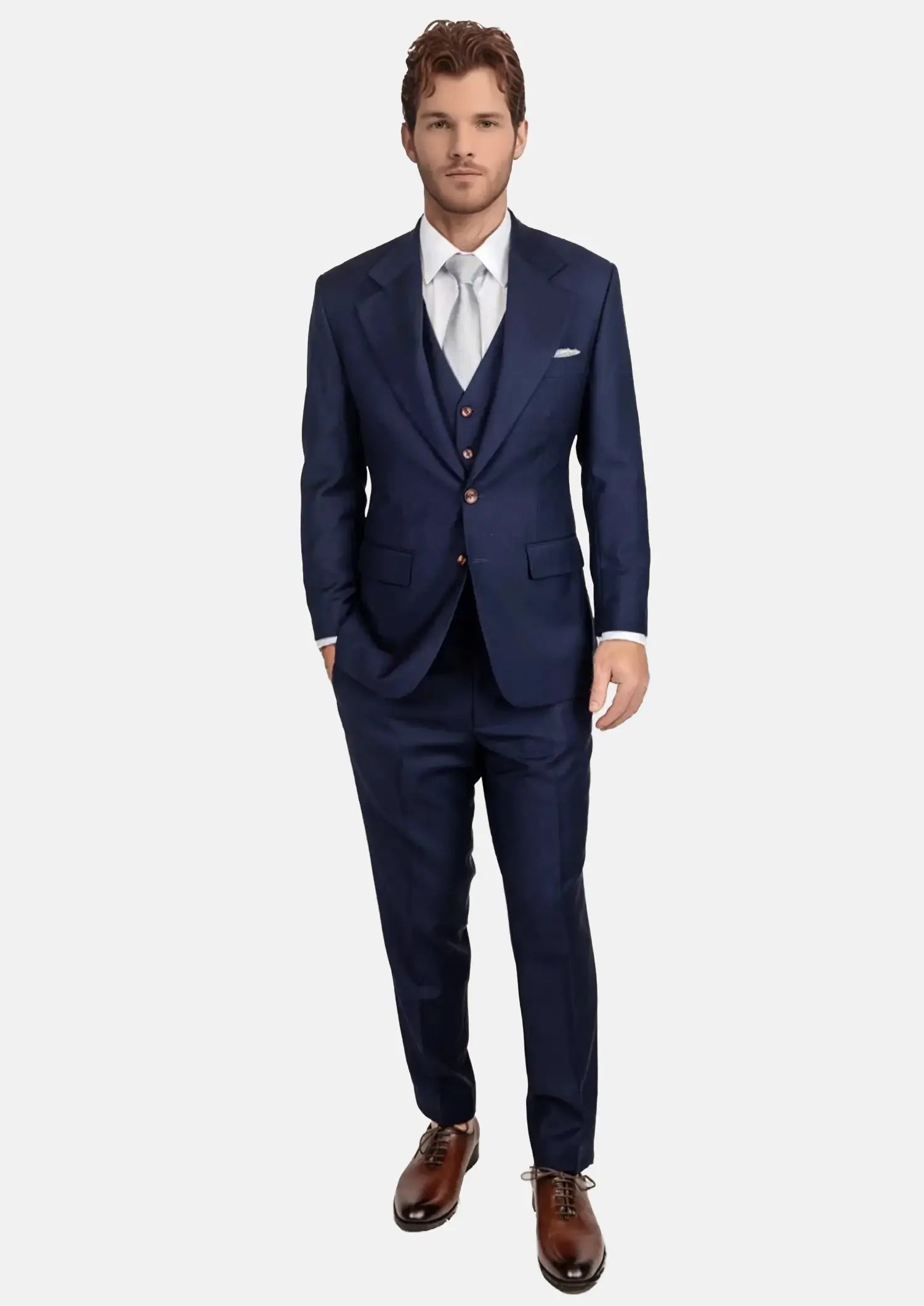Stratos Blue Mohair Suit96