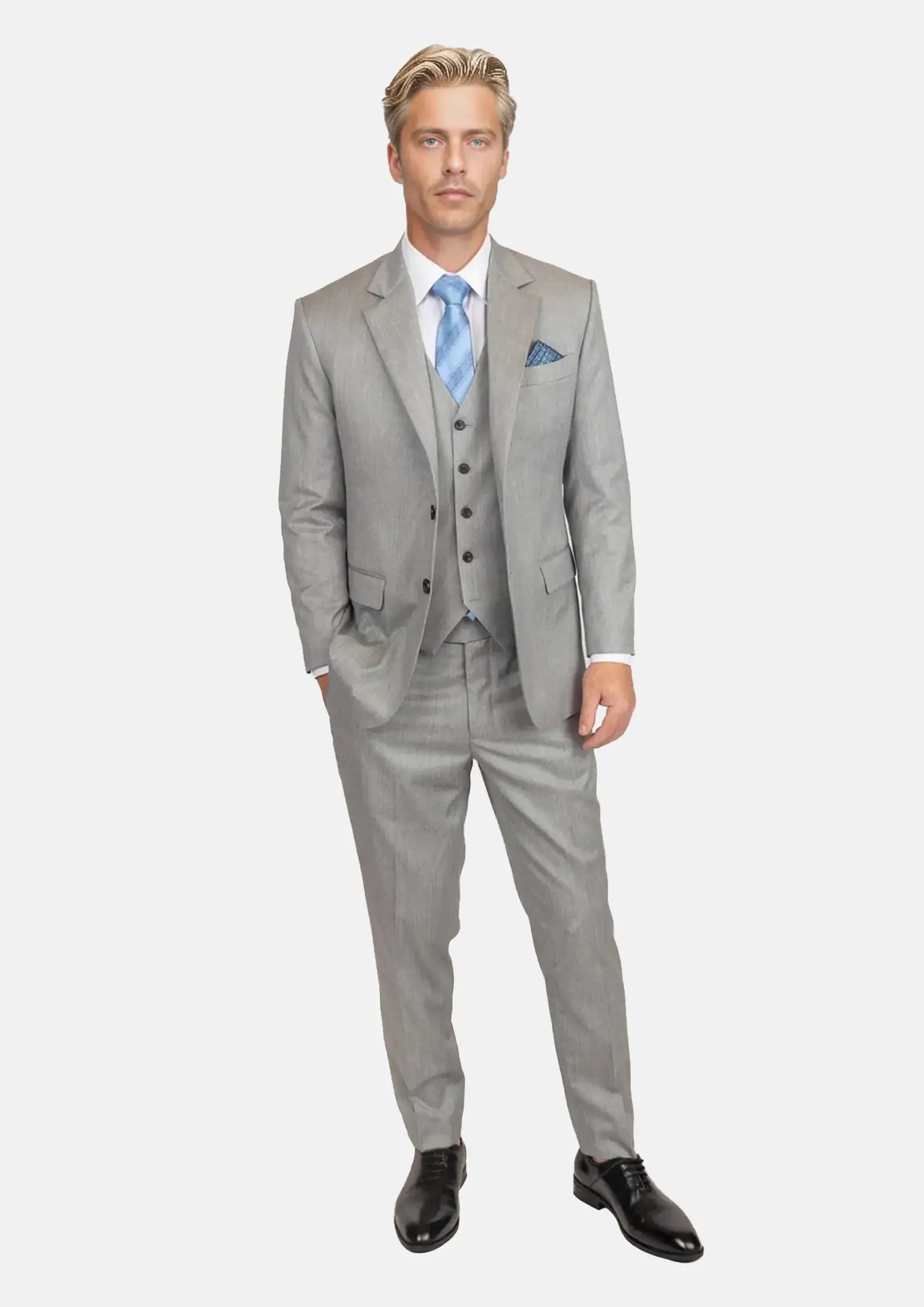 Glacier Grey Twill Suit820