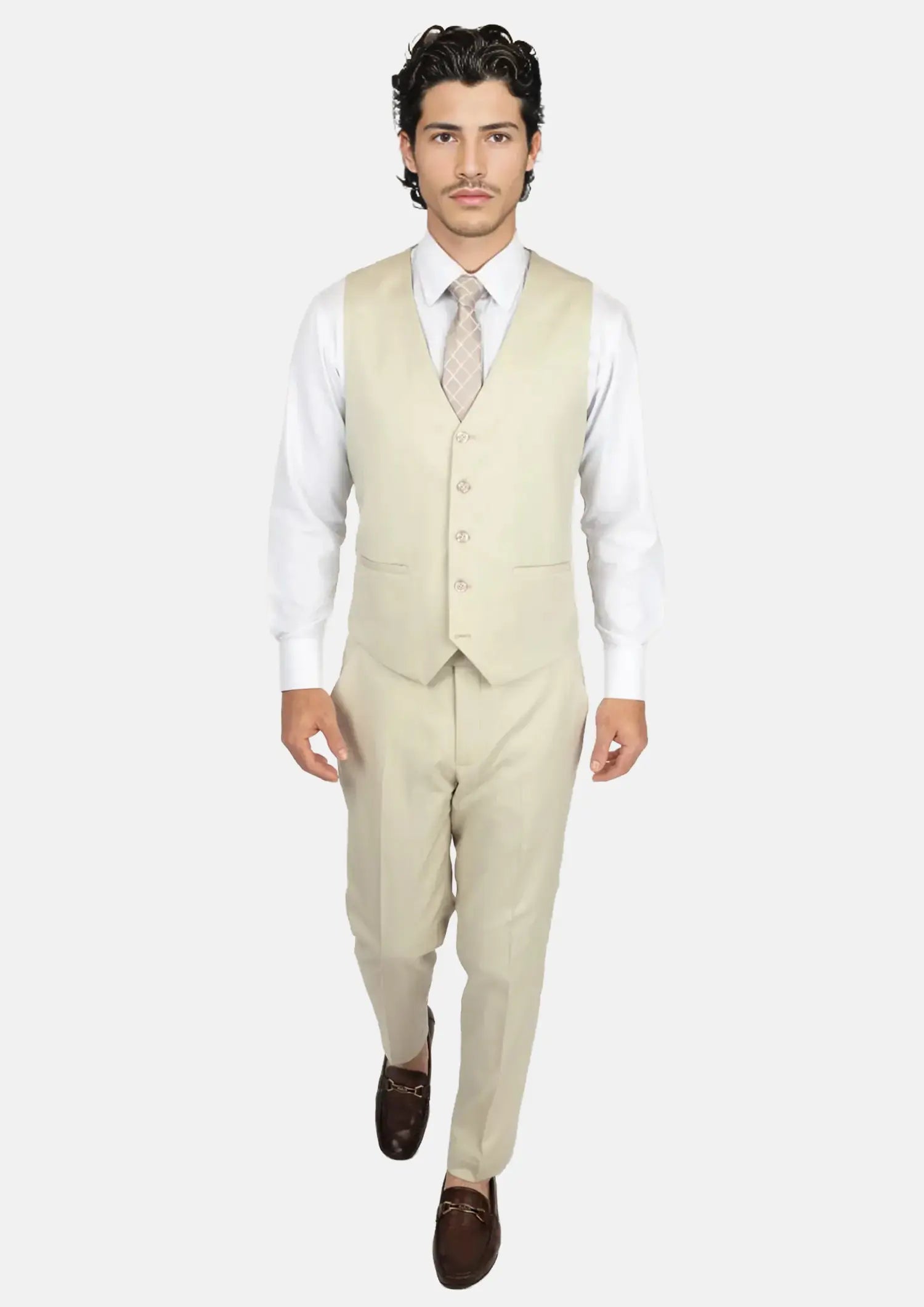 Siena Ivory Twill Vest454