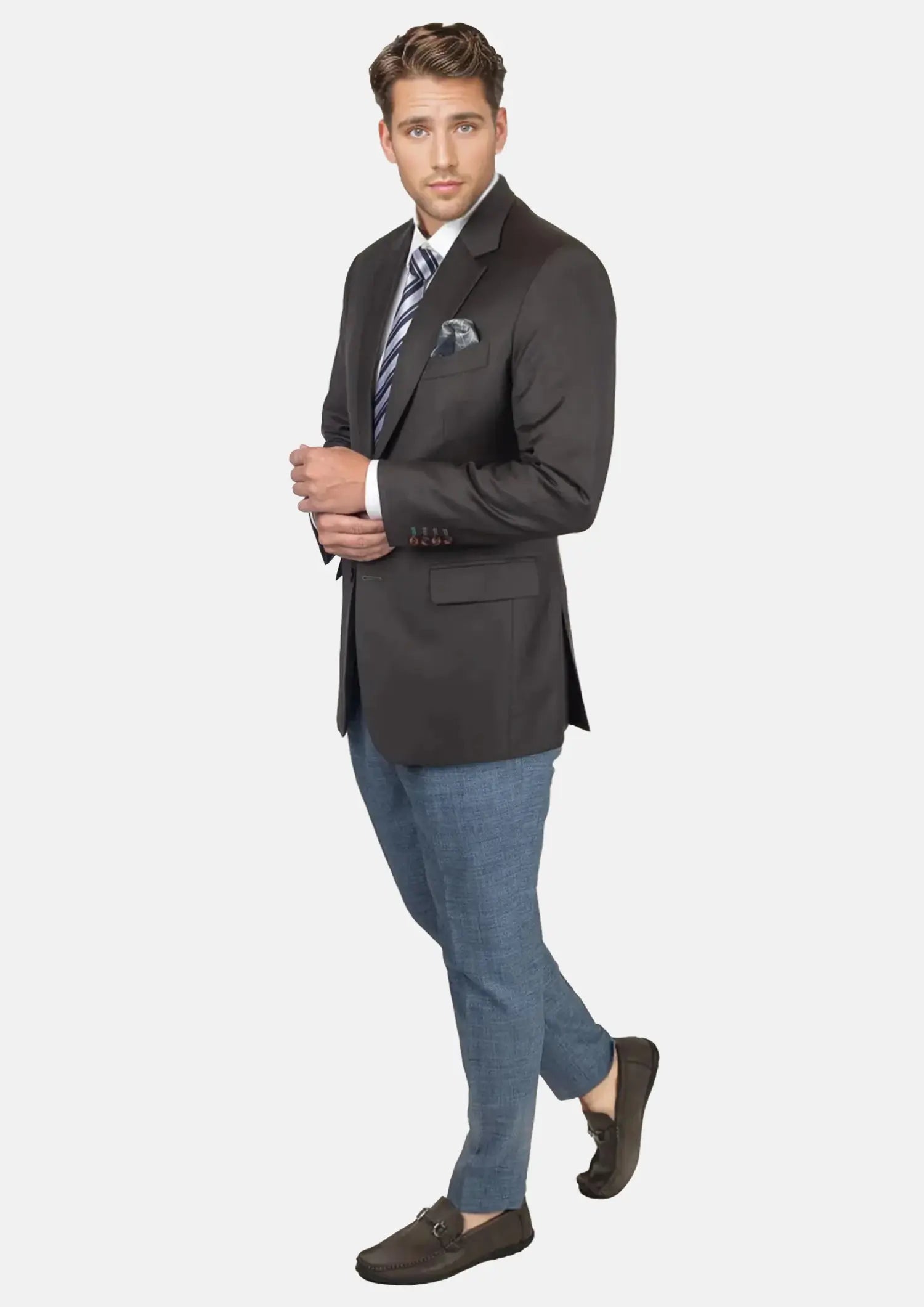 Astor Sable Brown Twill Jacket607