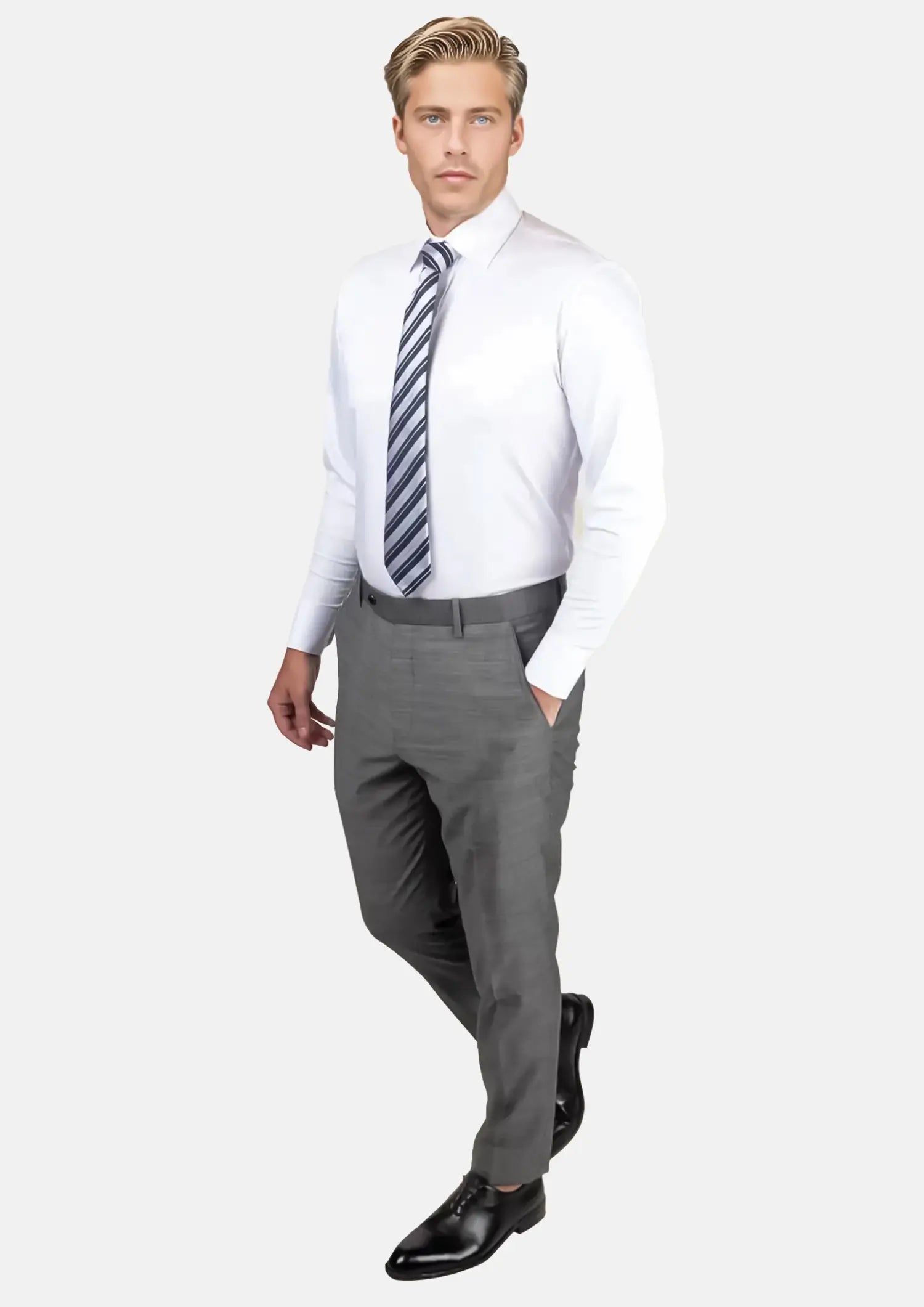 Granite Grey Birdseye Pants710