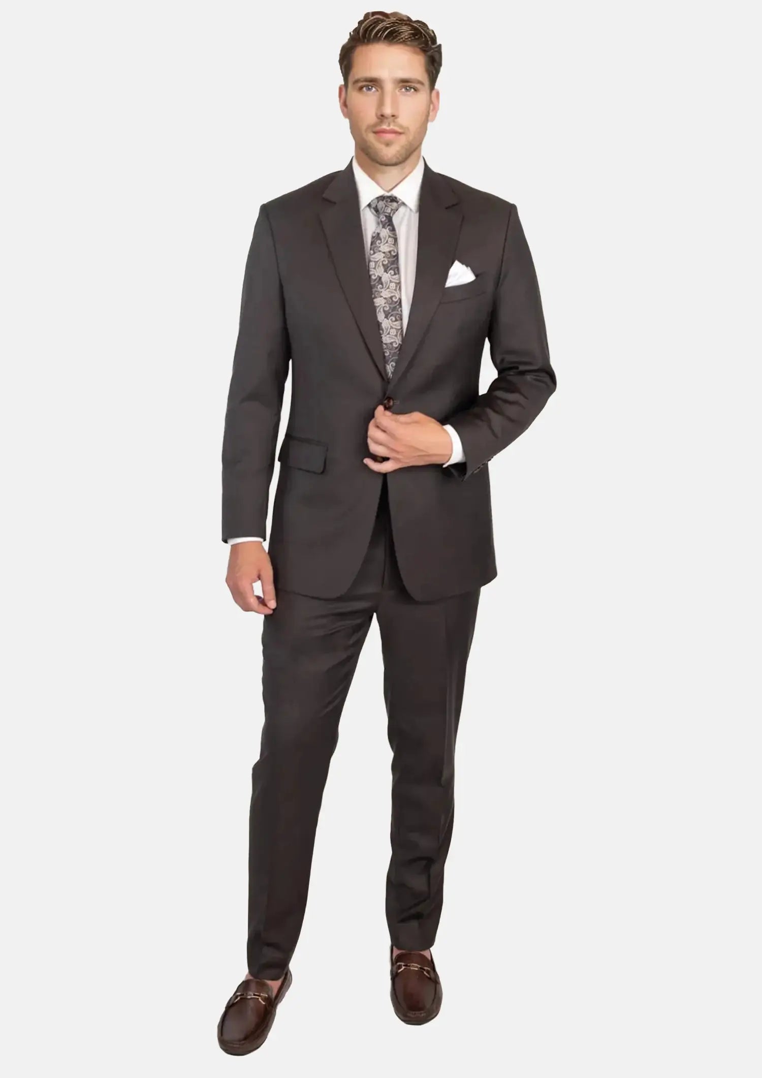 Astor Sable Brown Twill Suit667