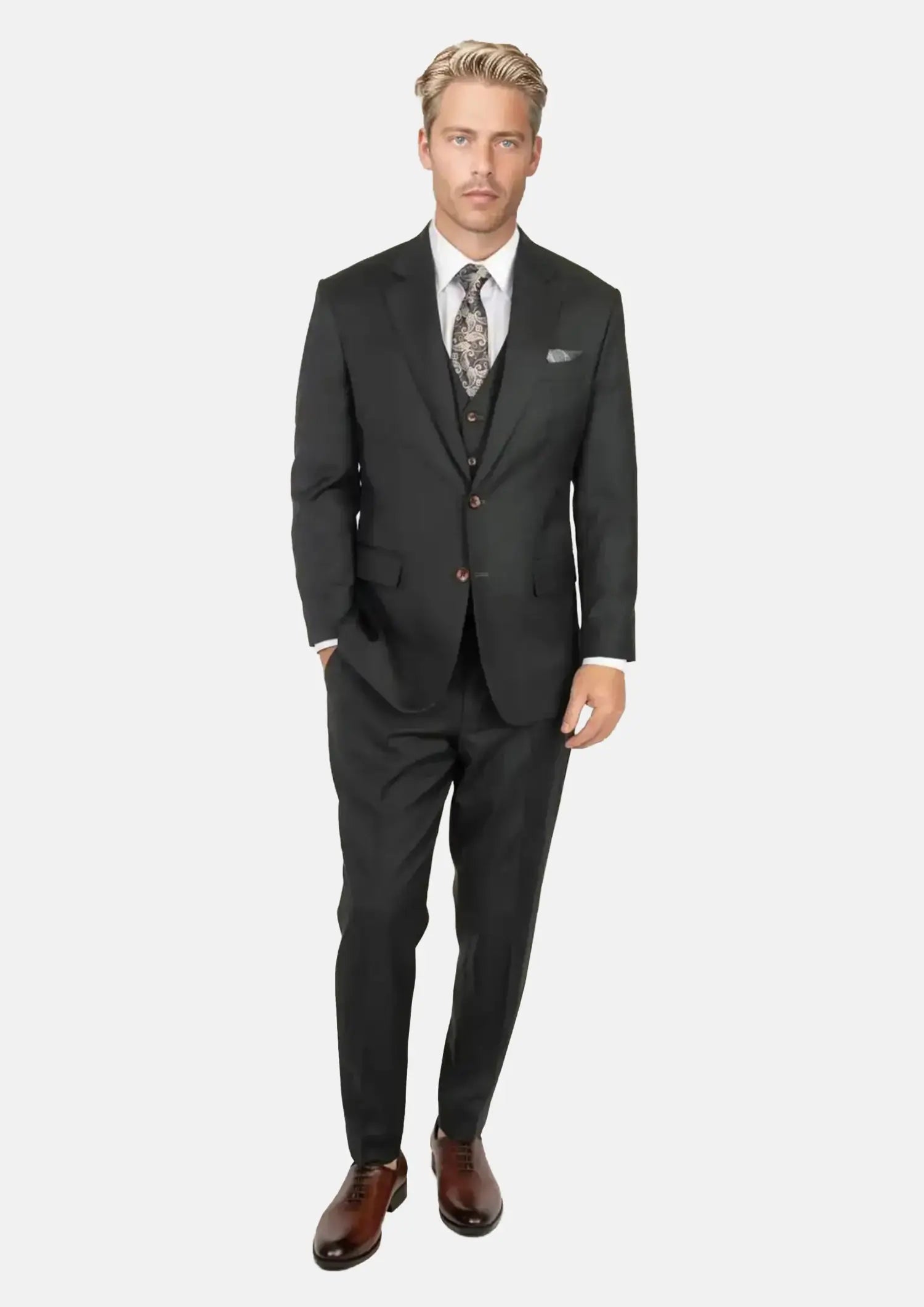 Dark Green Twill Suit778