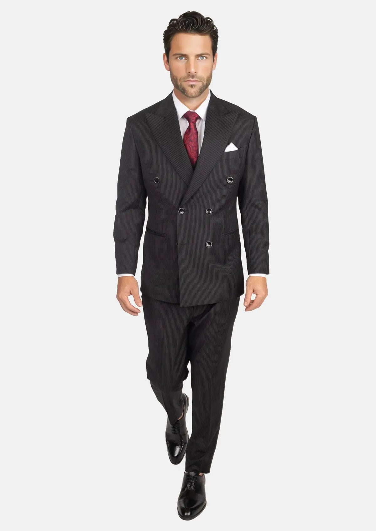 Waverly Black Pinstripe Suit990