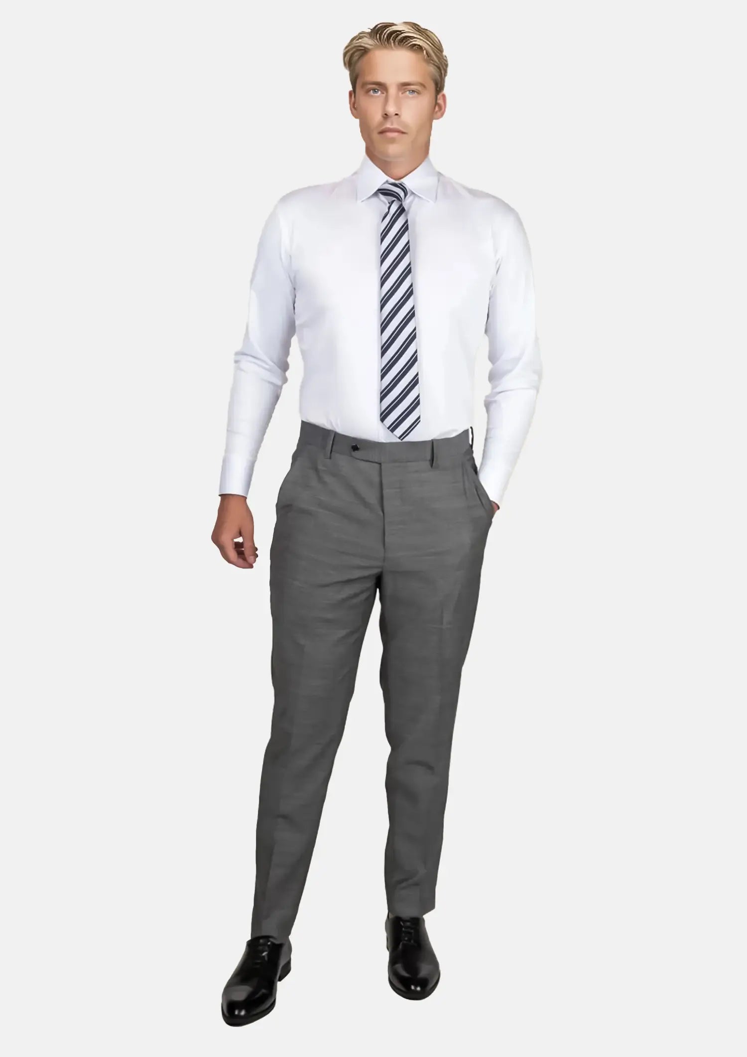 Granite Grey Birdseye Pants59