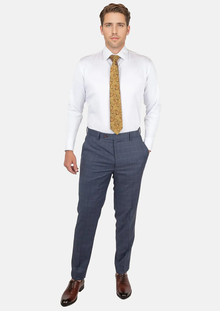 Twilight Blue Plaid Pants987