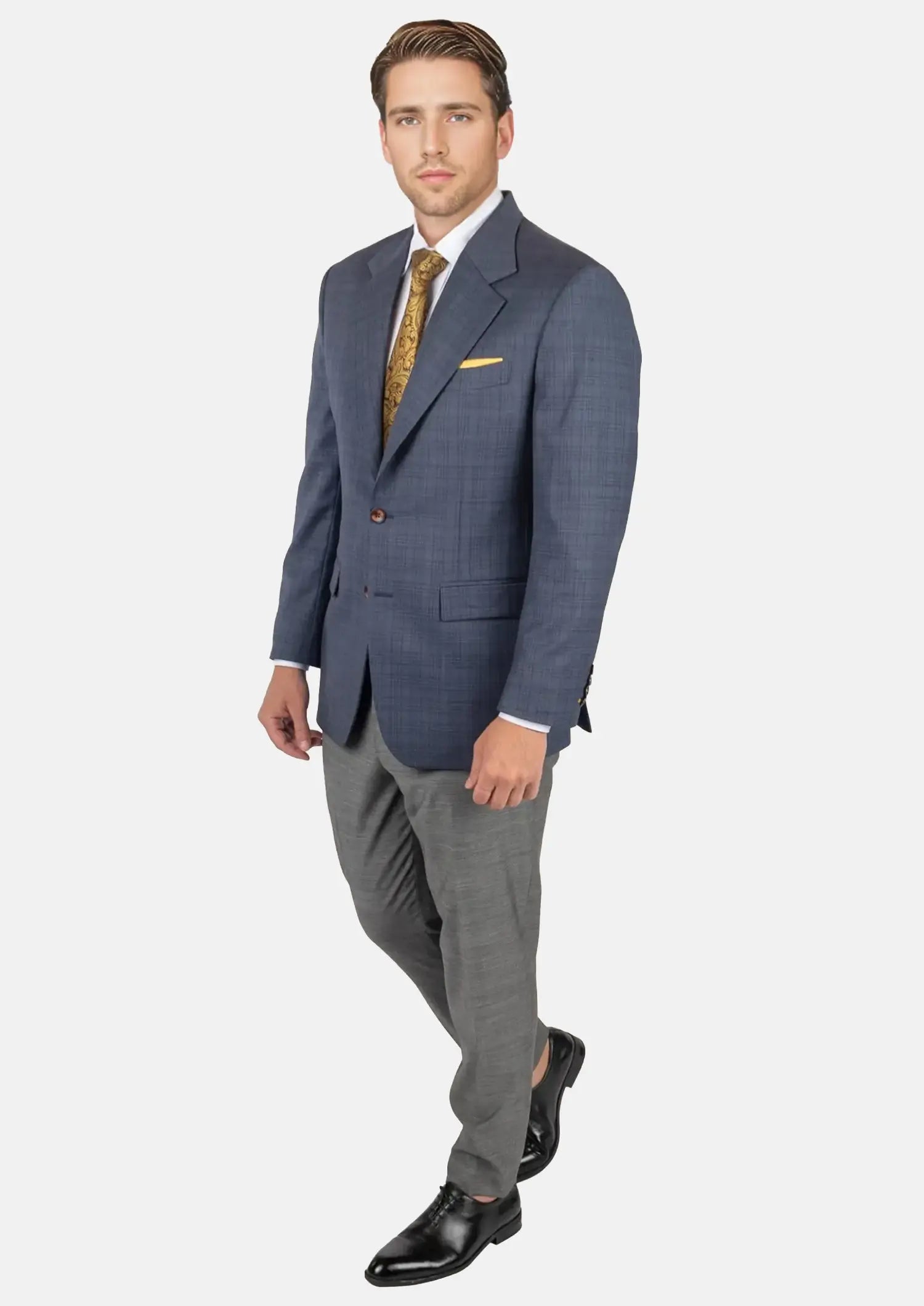 Twilight Blue Plaid Jacket638