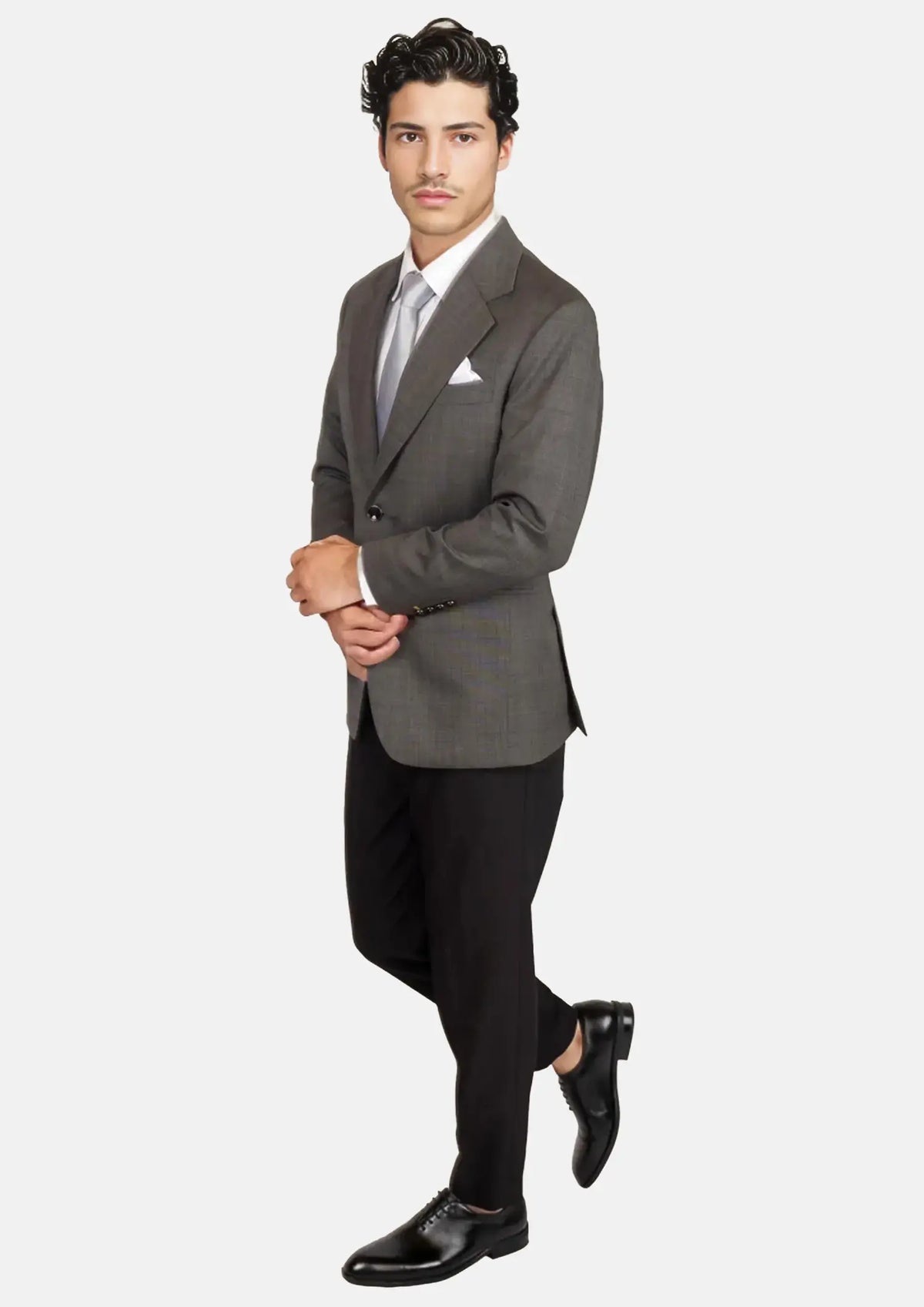 Ellis Carbon Grey Pindot Jacket769
