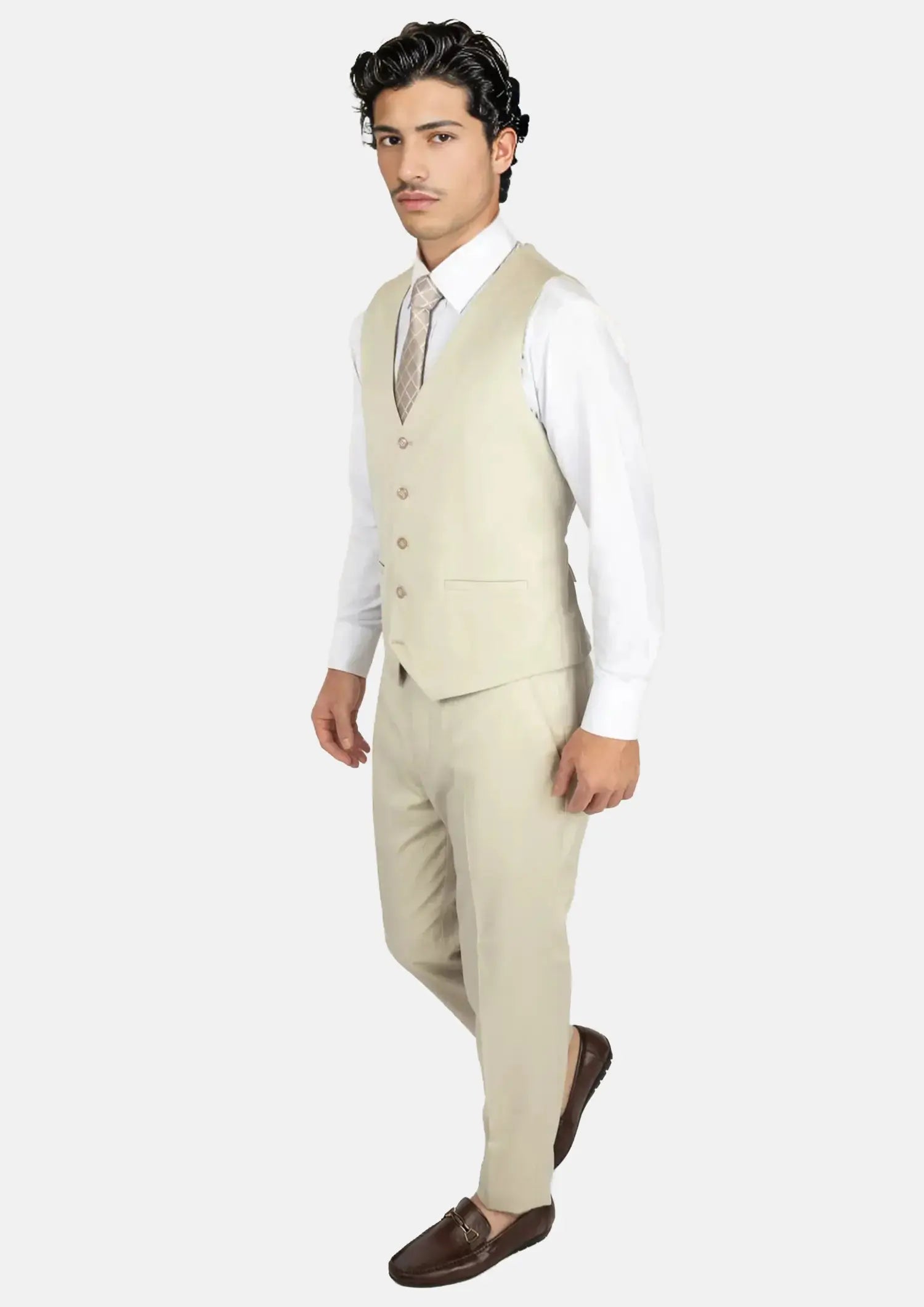 Siena Ivory Twill Vest40
