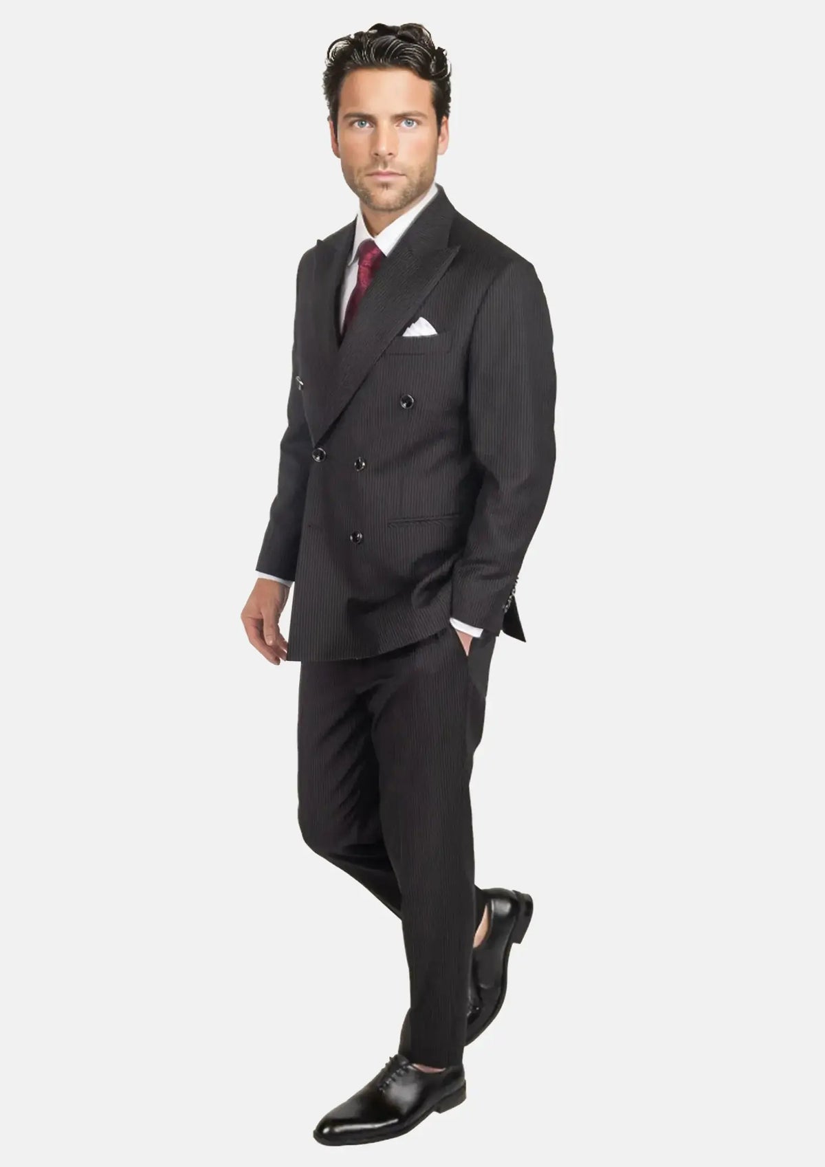 Waverly Black Pinstripe Suit640