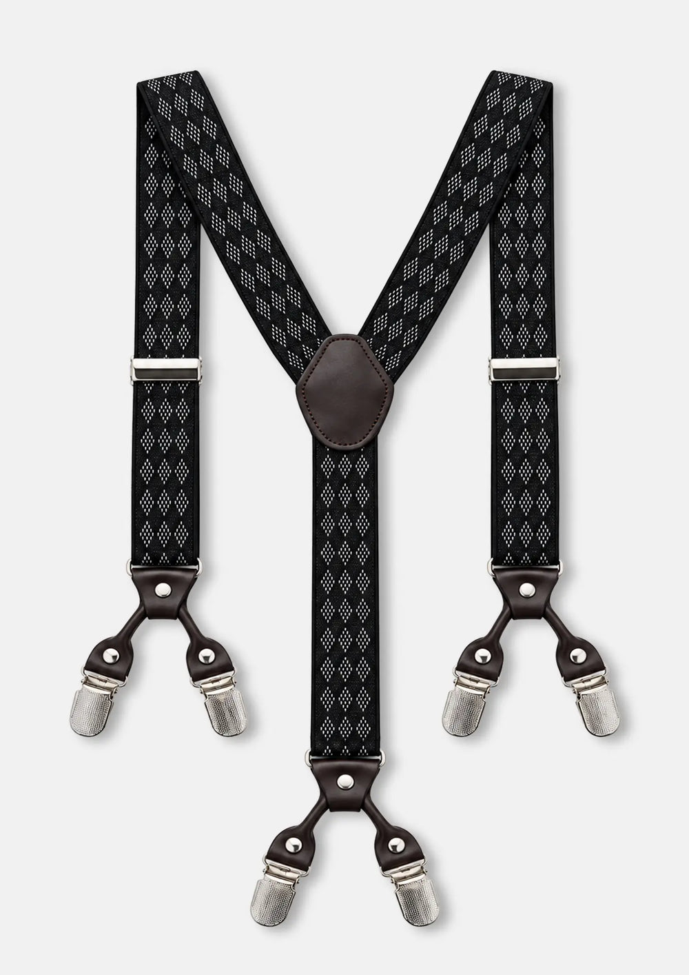 Black Mosaic Suspenders319