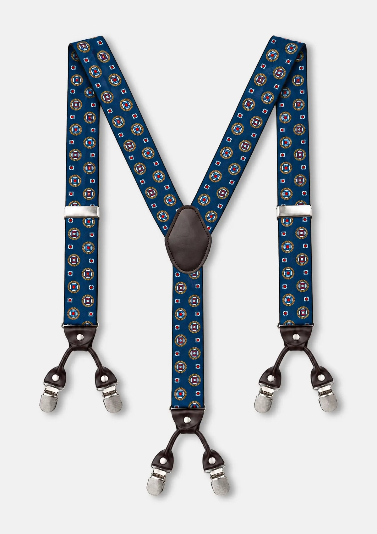 Blue Medallion Suspenders542