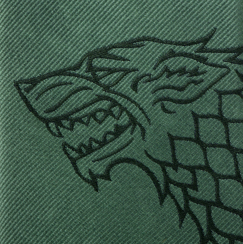 Game of Thrones Stark Direwolf Green Men's Tie707