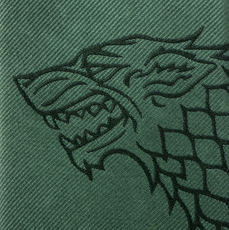 Game of Thrones Stark Direwolf Green Men's Tie939
