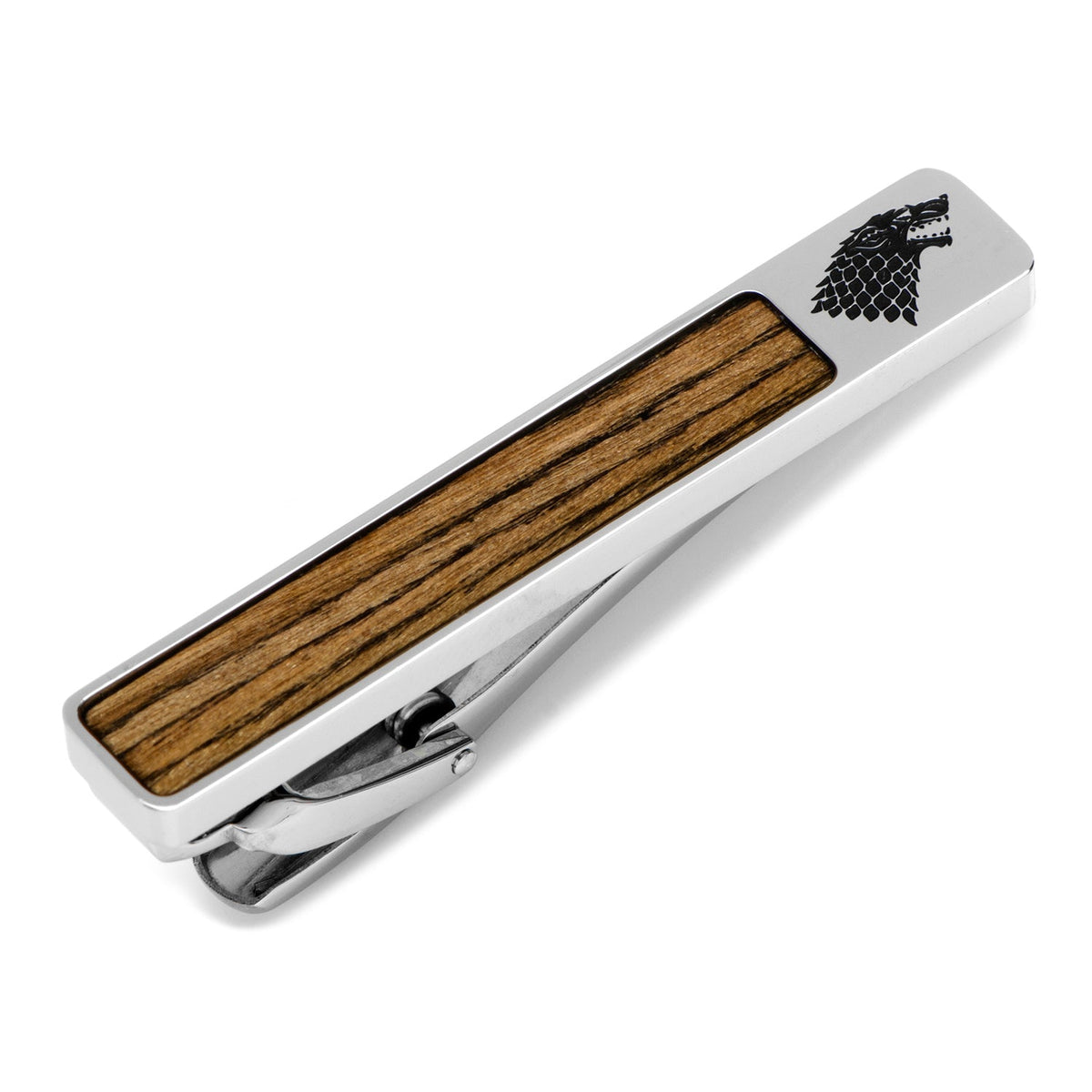 Game of Thrones Stark Inlaid Wood Tie Clip774