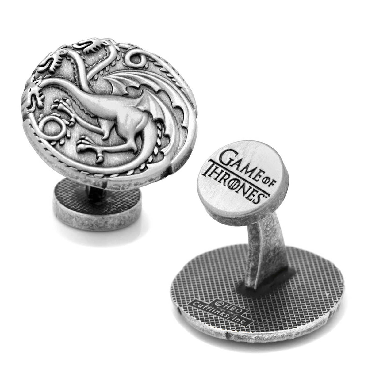 Game of Thrones Targaryen Three Headed Dragon Sigil Cufflinks719
