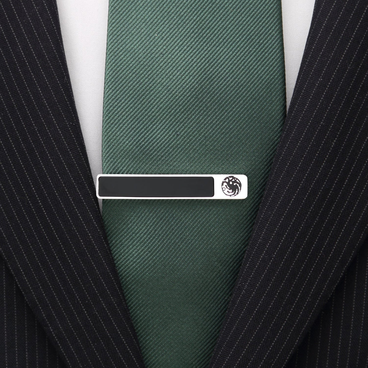 Game of Thrones Targaryen Onyx Tie Clip936