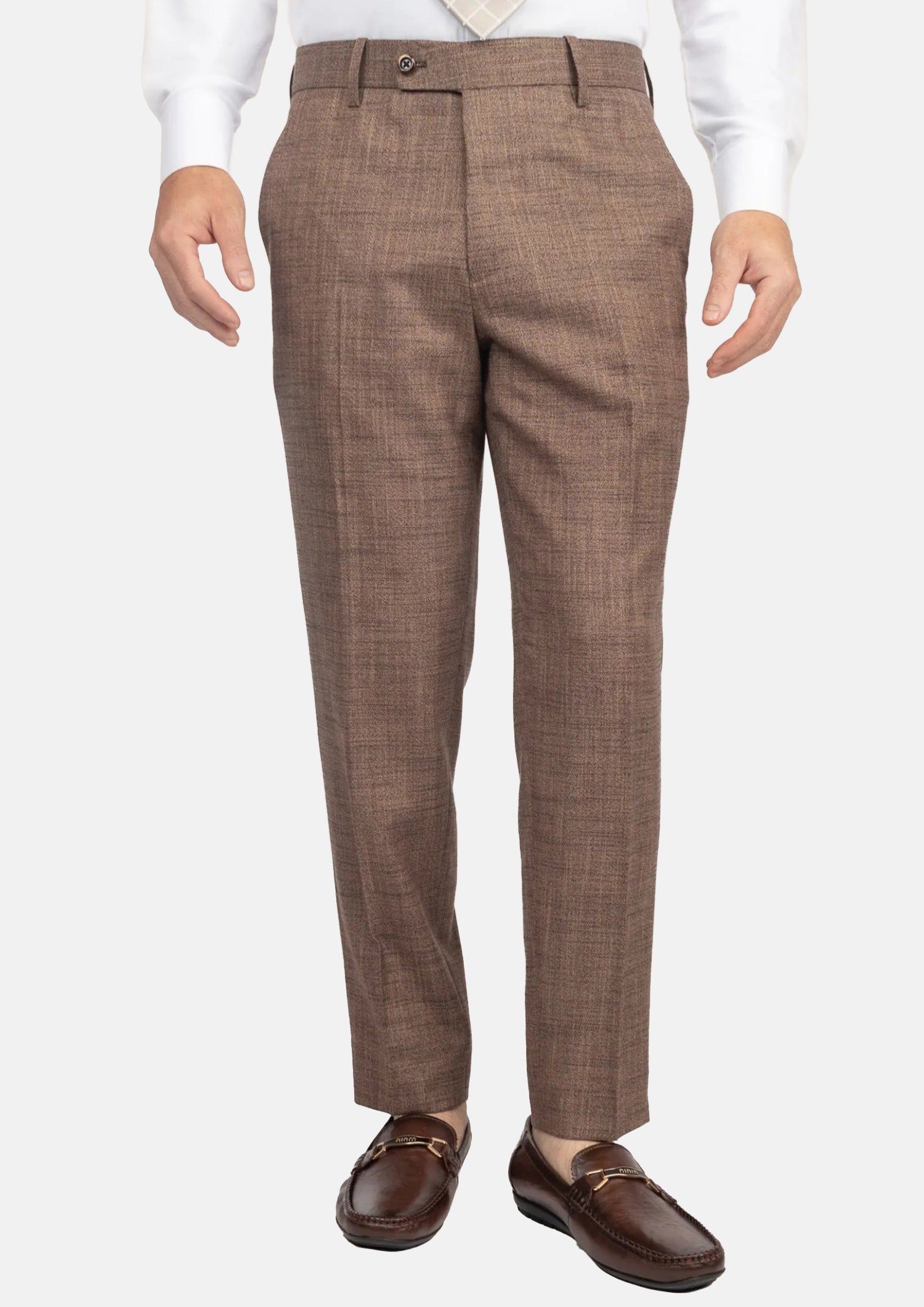 Tawny Brown Hopsack Pants511