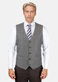 Granite Grey Birdseye Vest