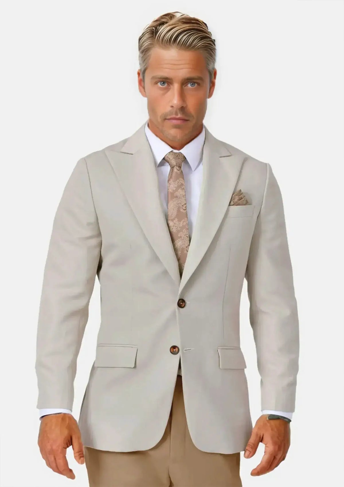 Hudson Ivory Cotton Jacket586