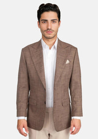 Tawny Brown Hopsack Jacket