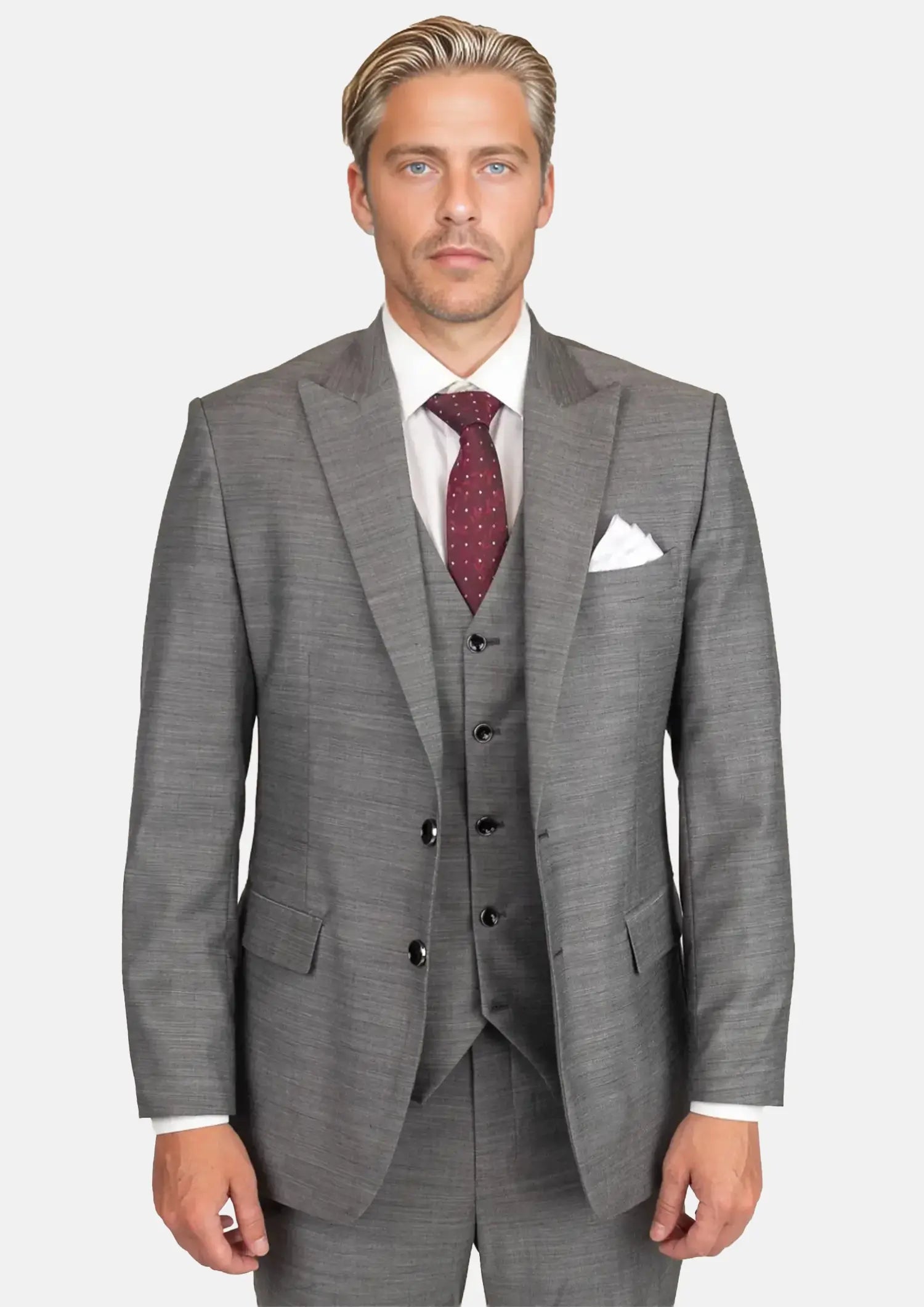 Granite Grey Birdseye Suit135