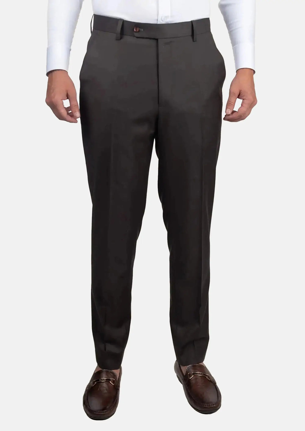 Carbon Grey Pindot Pants687