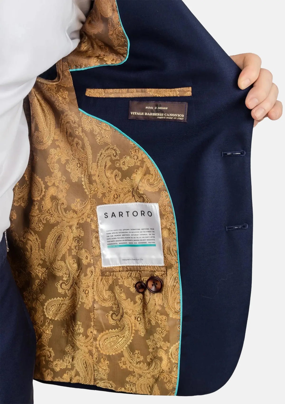 Stratos Blue Mohair Suit25