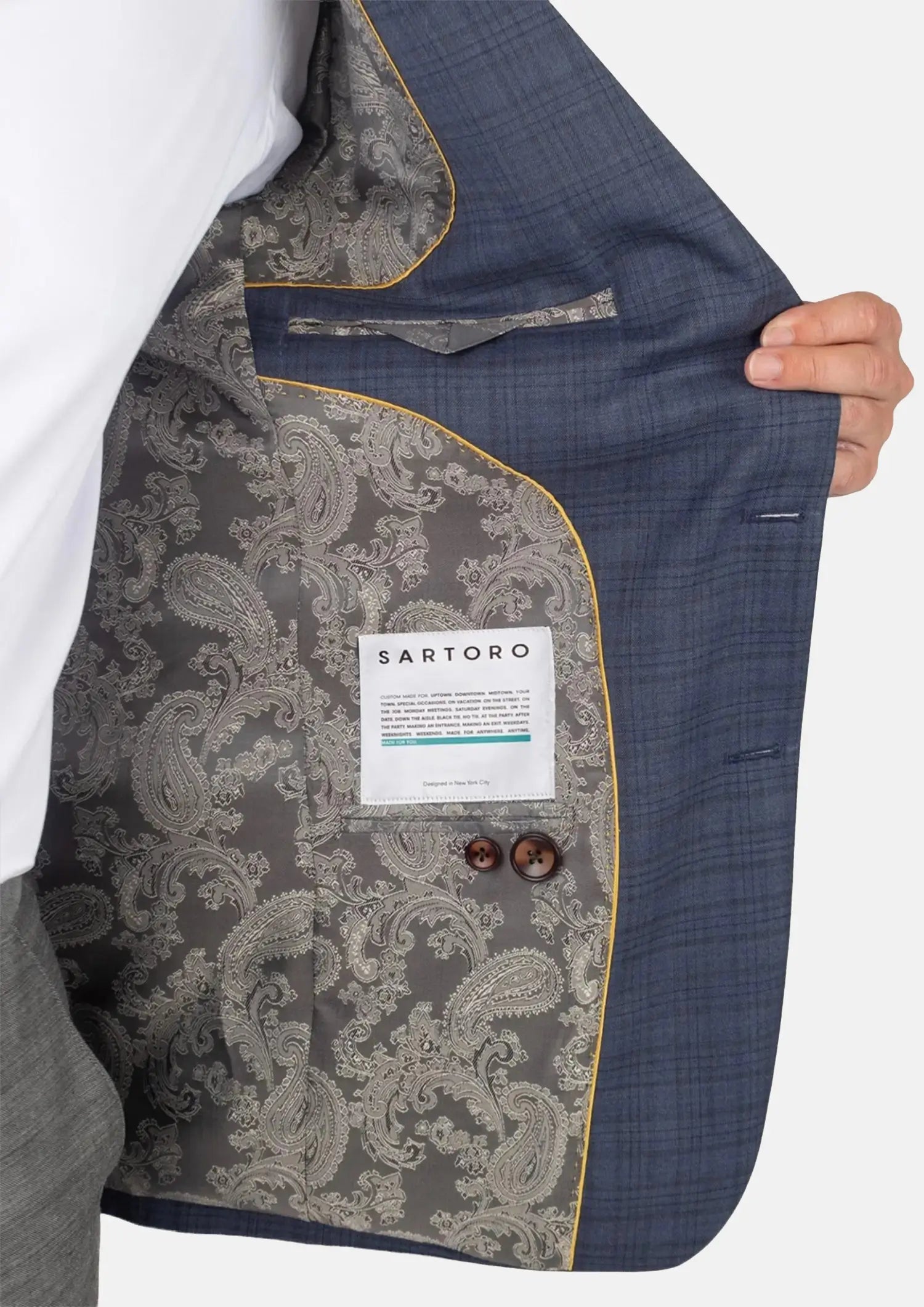 Twilight Blue Plaid Jacket968