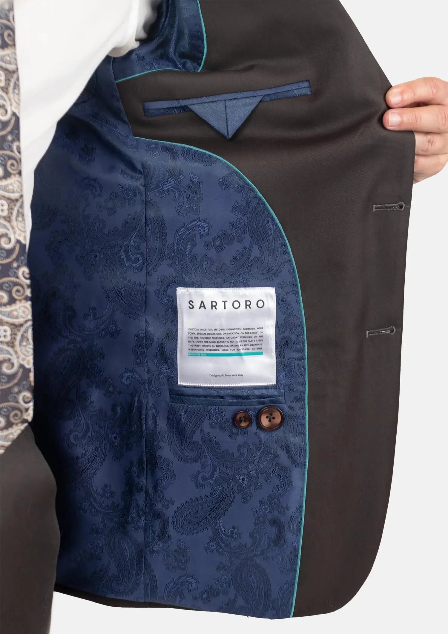 Astor Sable Brown Twill Jacket538
