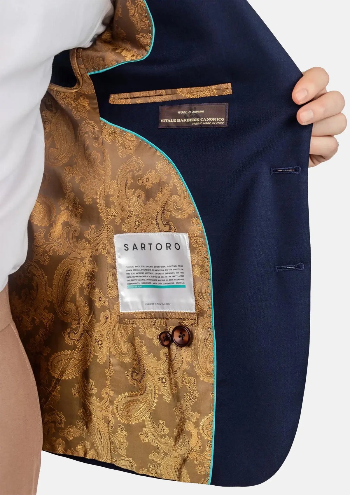 Stratos Blue Mohair Jacket592
