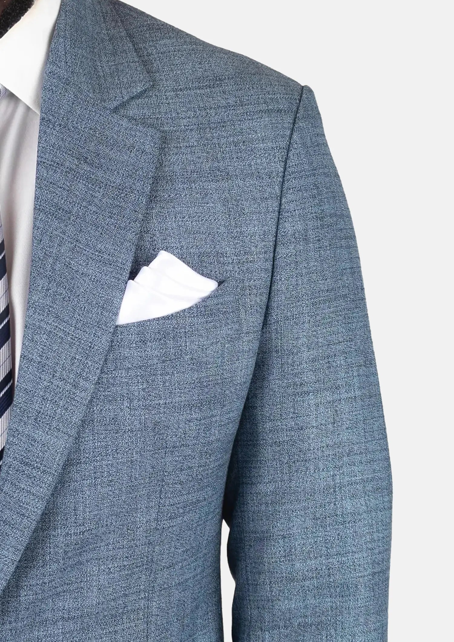 Astor Mid Blue Hopsack Suit825