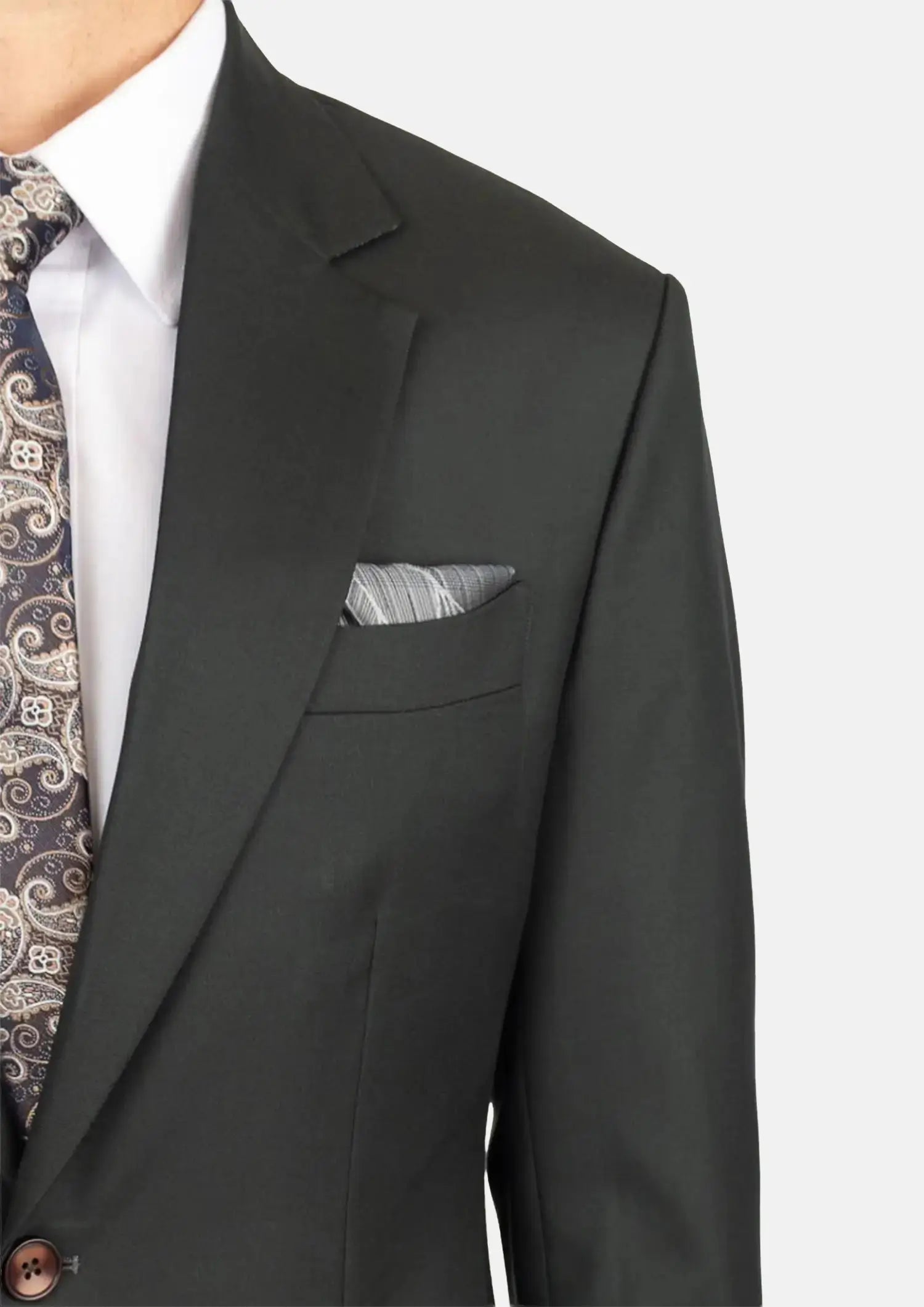 Dark Green Twill Suit539