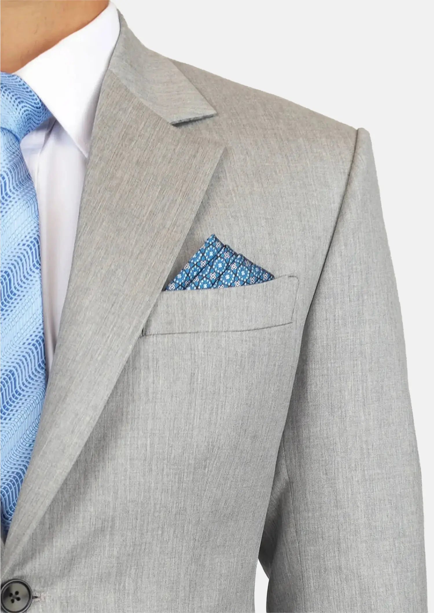 Glacier Grey Twill Suit820