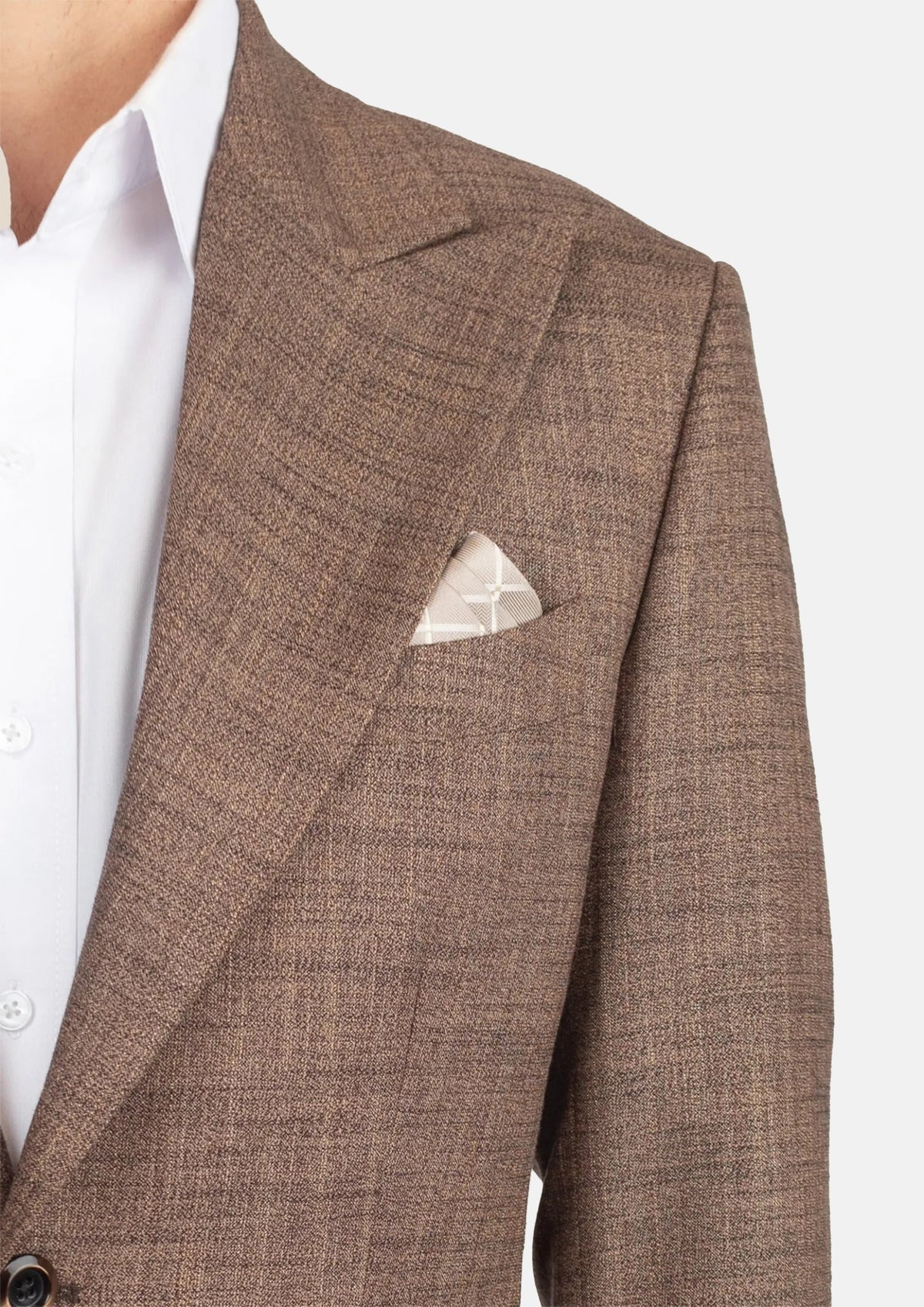 Tawny Brown Hopsack Jacket727