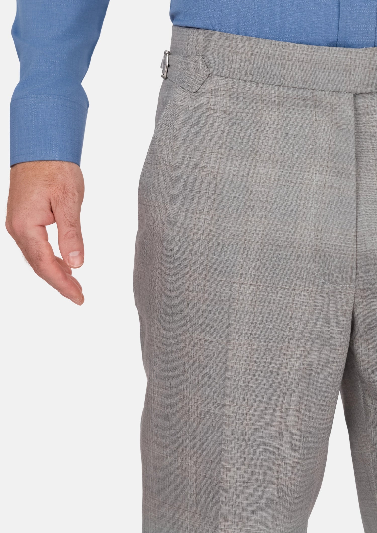 Spanish Grey Checked Pants