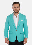 Liberty Atlantis Green Linen Blend Jacket