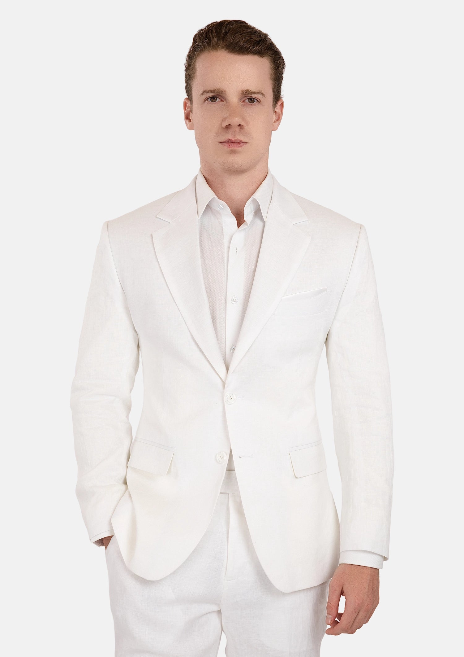 Astor White Linen Suit