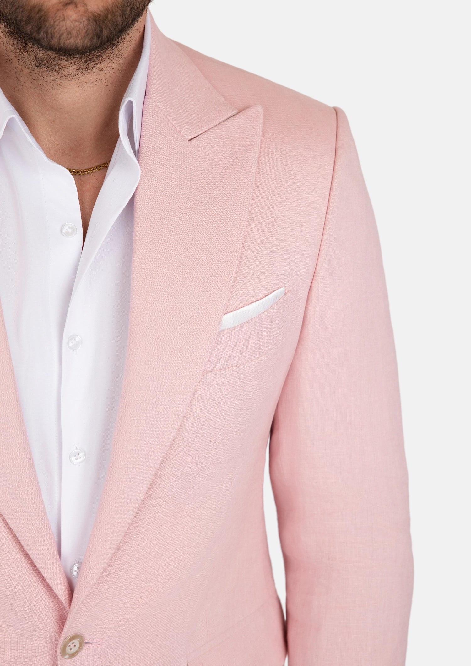 Liberty Amaranth Pink Linen Suit