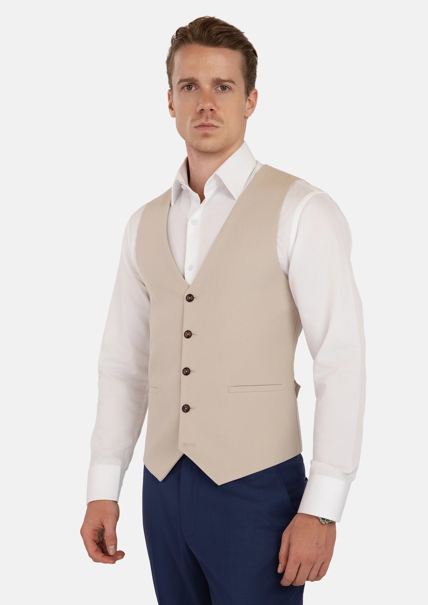 Ivory Cotton Vest