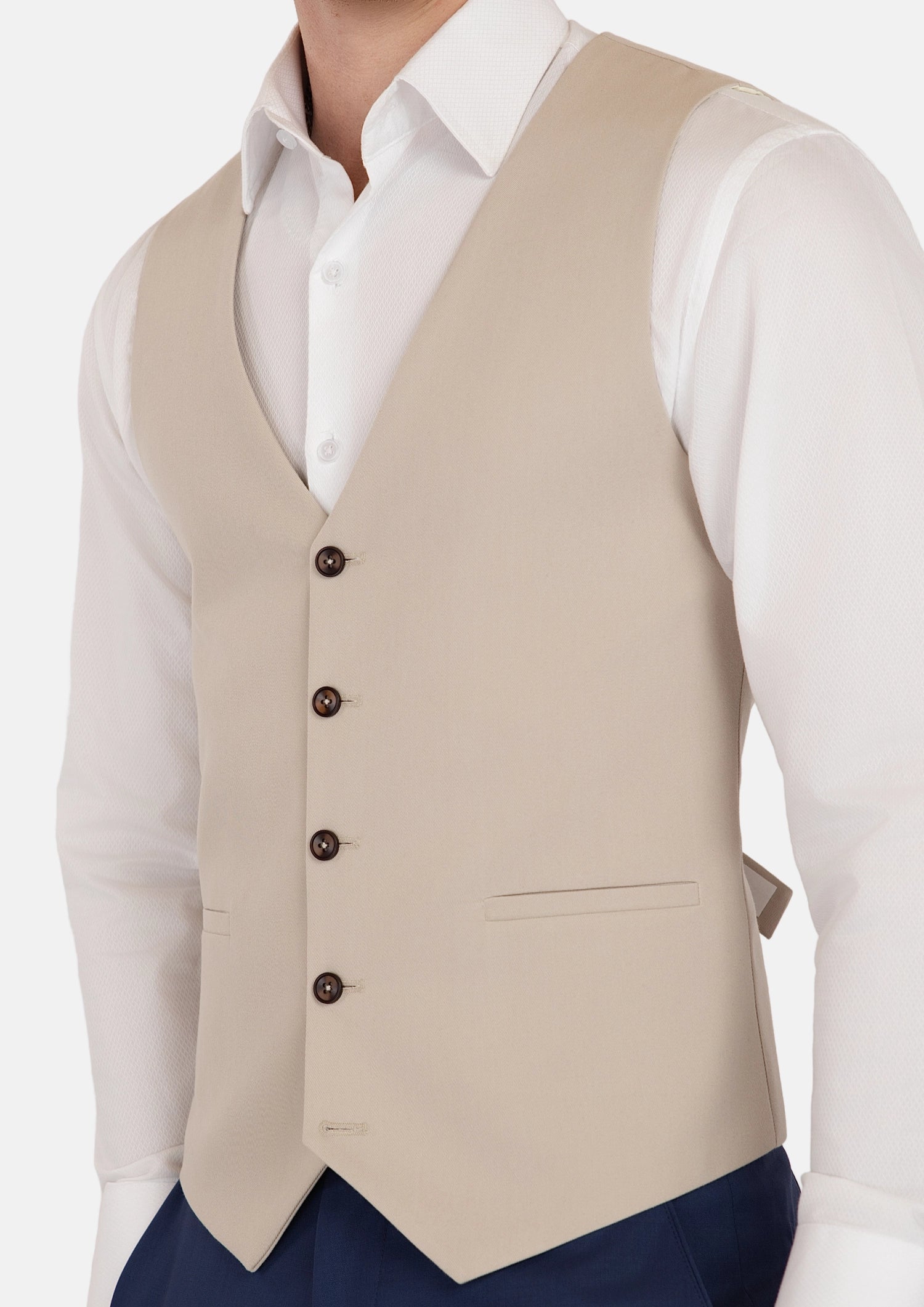 Ivory Cotton Vest