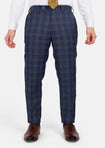 Admiral Navy Checked Pants