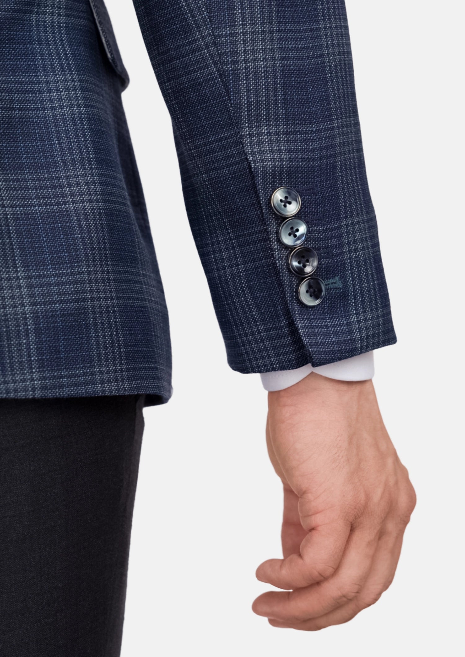 Admiral Navy Checked Waverly Jacket