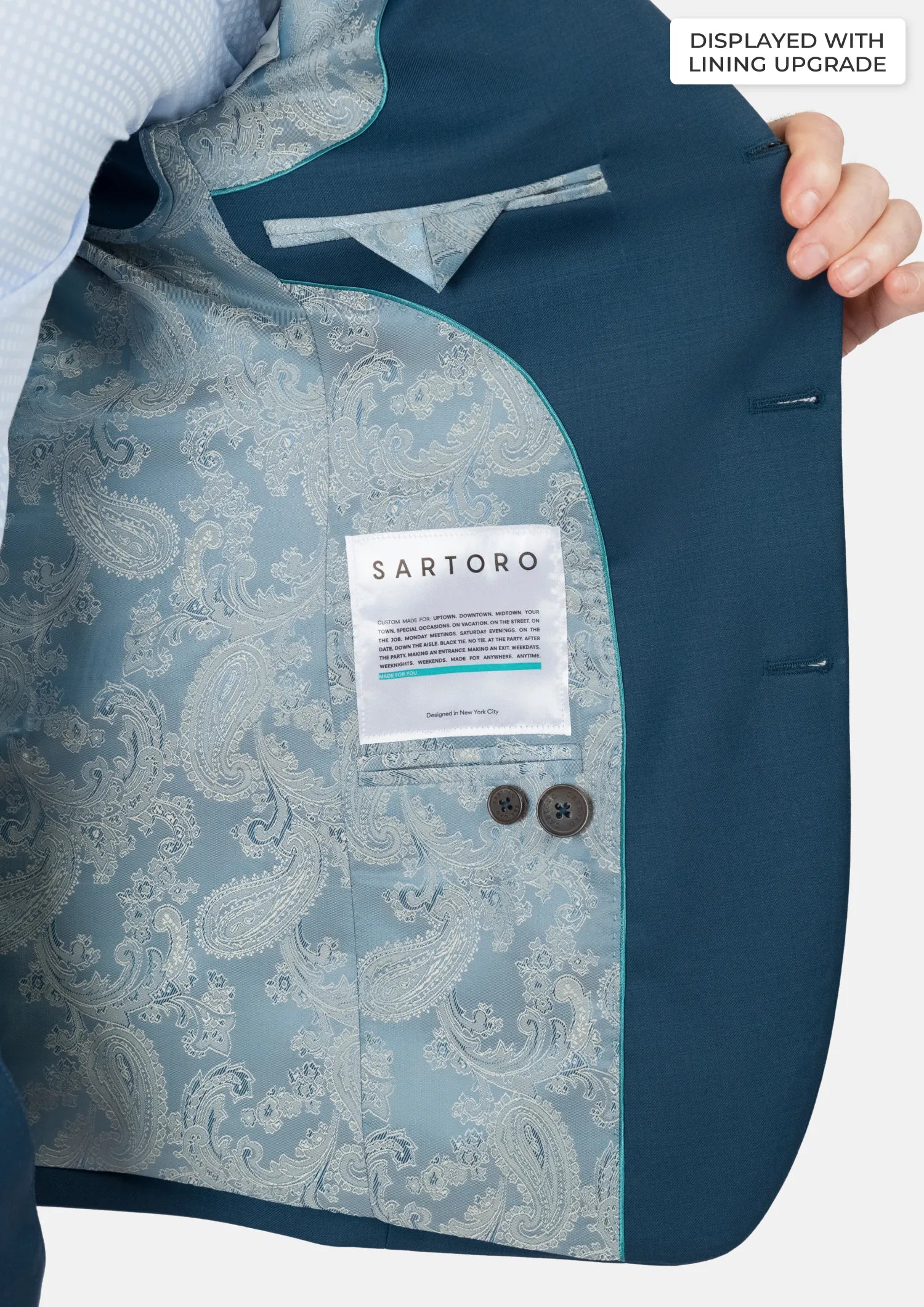 Aegean Blue Thompson Suit