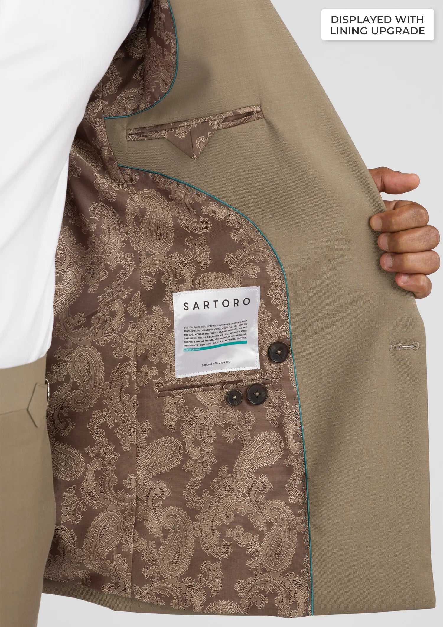 Light Brown Rockafeller Suit