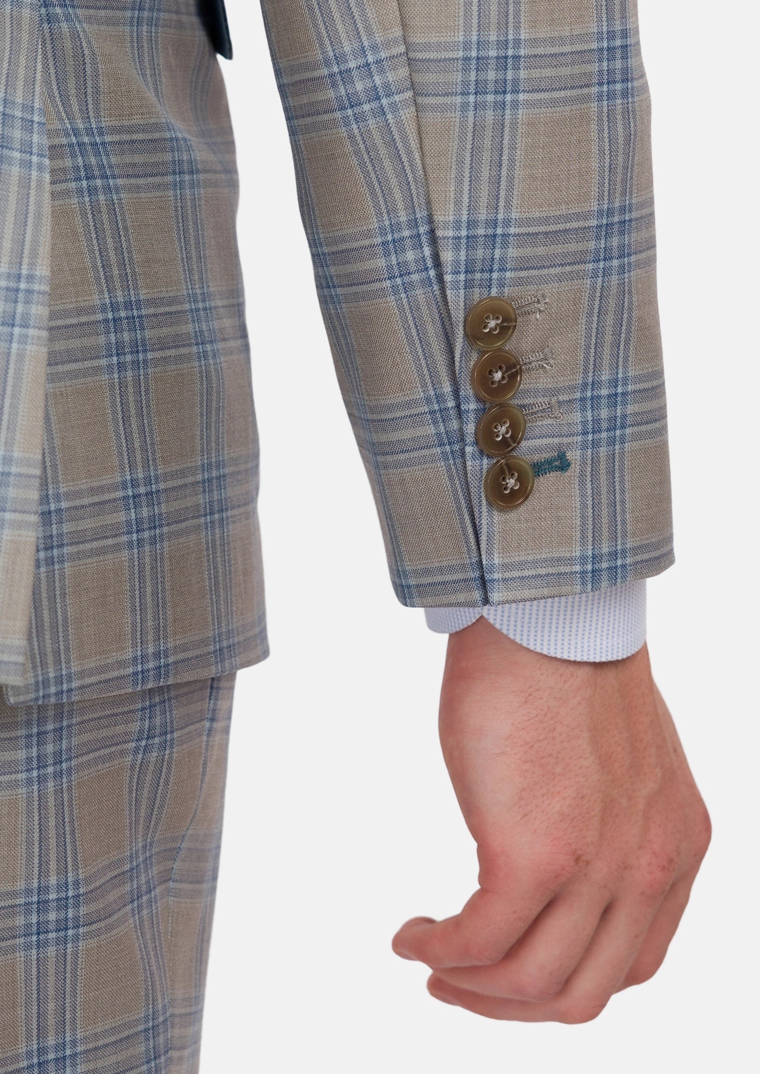 Milano Grey Checked Suit