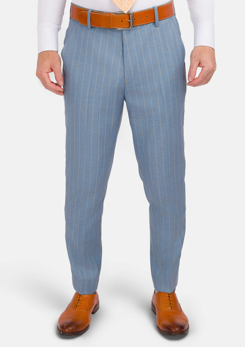Sky Blue Pinstripe Pants730