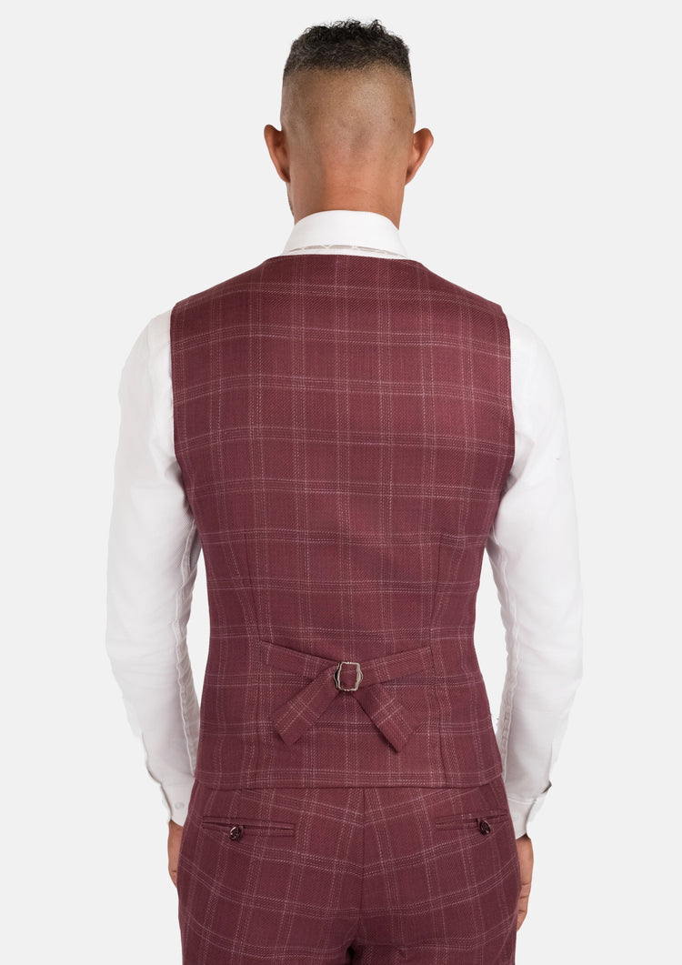 Claret Red Vest